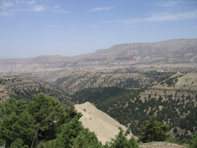 Sabzak Pass during summer